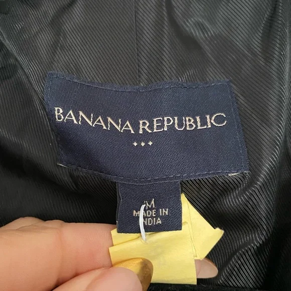 Banana Republic black wool coat - Picture 5 of 7